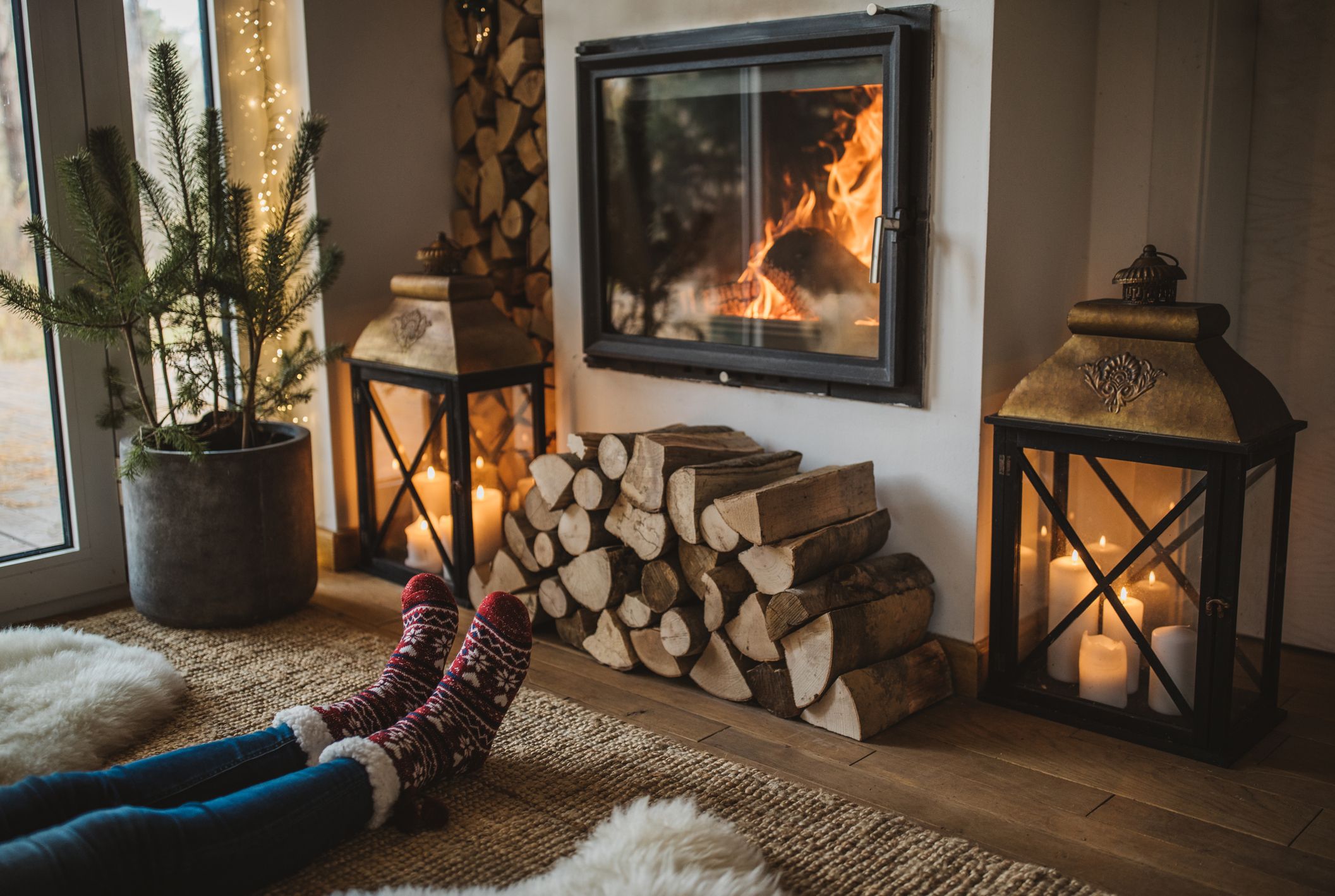 Indoor Fireplace