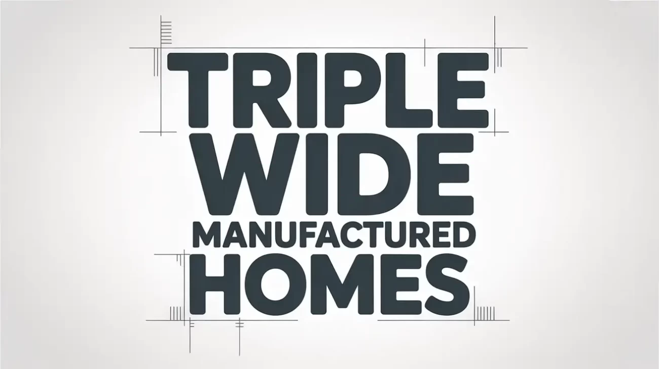Triple Wide Manufactured Homes