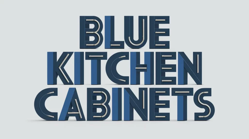 Blue Kitchen Cabinets