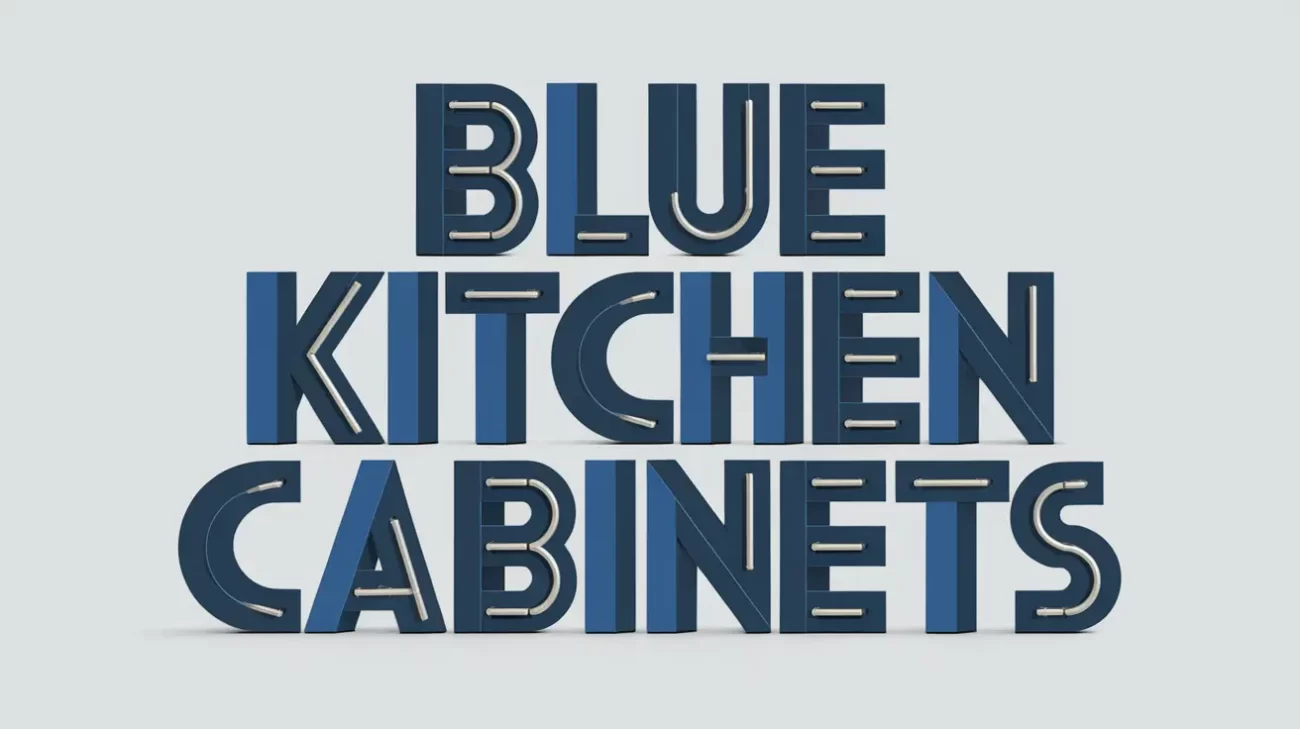 Blue Kitchen Cabinets