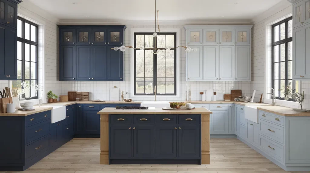 Blue Kitchen Cabinets