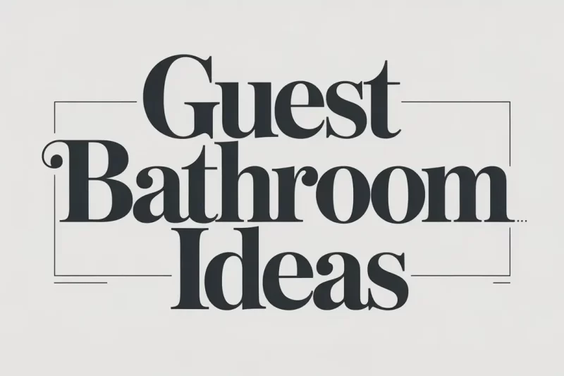 10 Inspiring Guest Bathroom Ideas to Transform Your Space