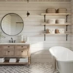 Farmhouse Bathroom Decorating Ideas